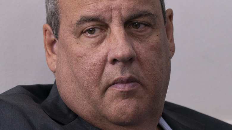 Chris Christie looking pensive