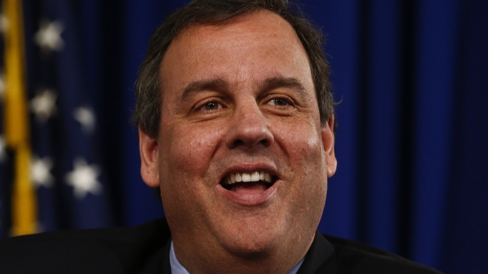 Former New Jersey Governor Chris Christie smiling