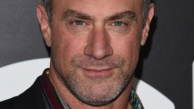 Chris Meloni with a serious expression