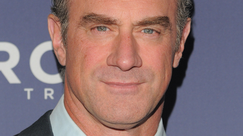 Christopher Meloni frowning