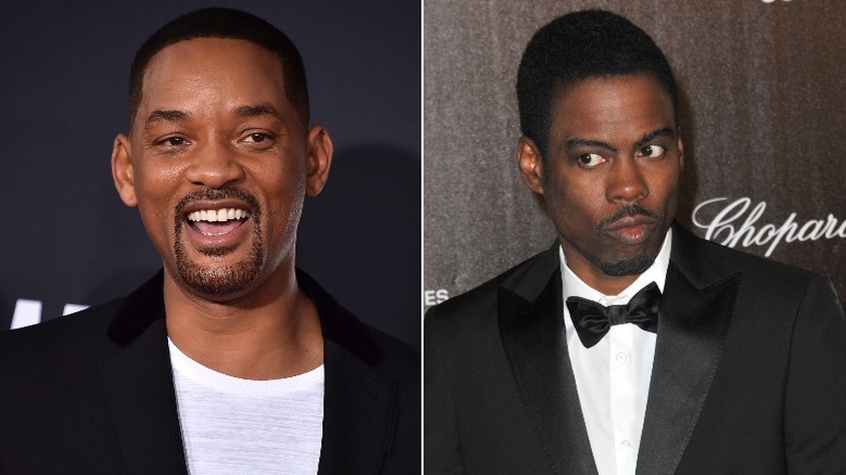 Will Smith, Chris Rock posing