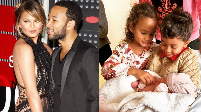 Chrissy Teigen, John Legend, and kids