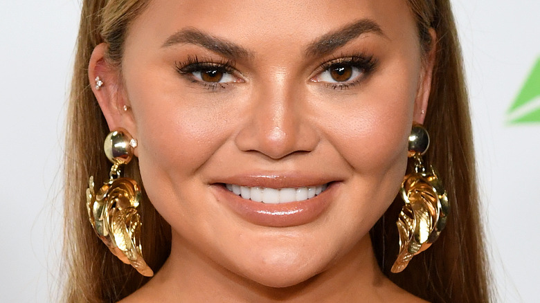 Chrissy Teigen smiling