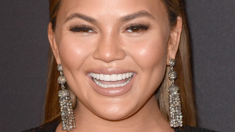 Chrissy Teigen smiling