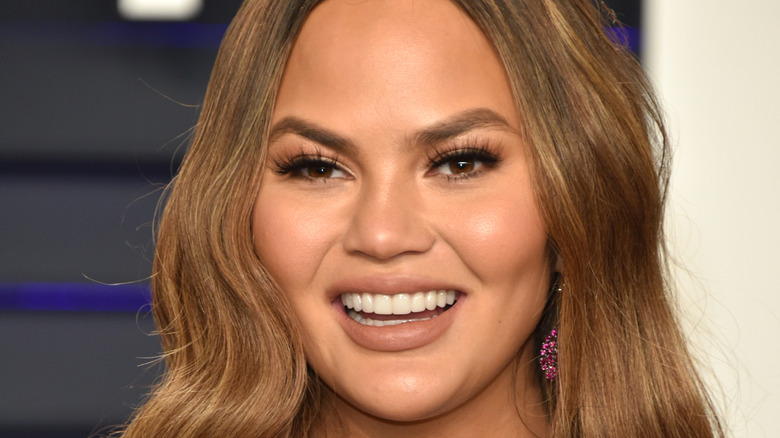 Chrissy Teigen smiling