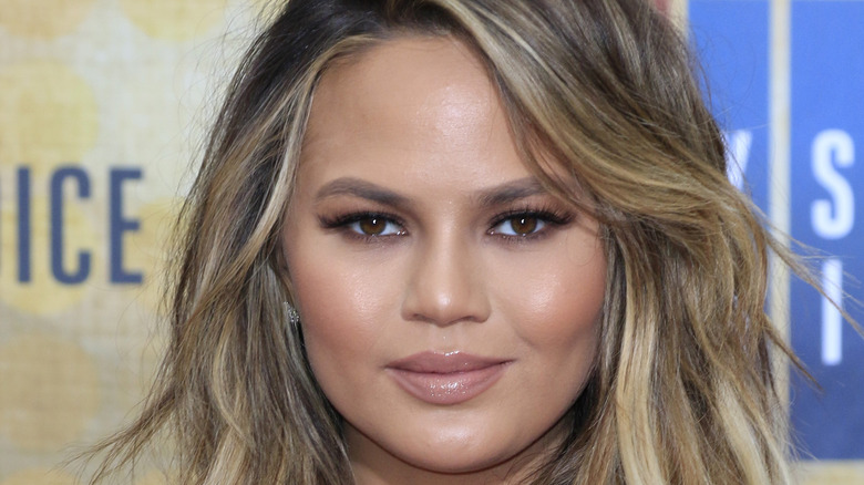 Chrissy Teigen smiling