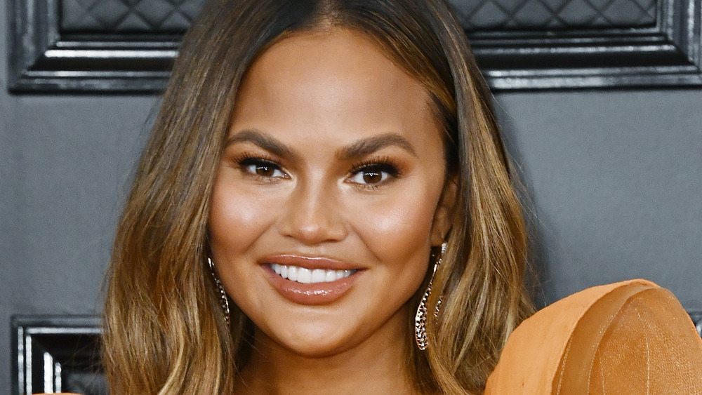 Chrissy Teigen smiling