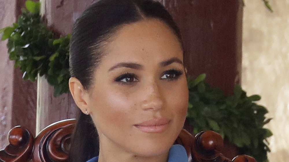 Meghan Markle reacts to performance