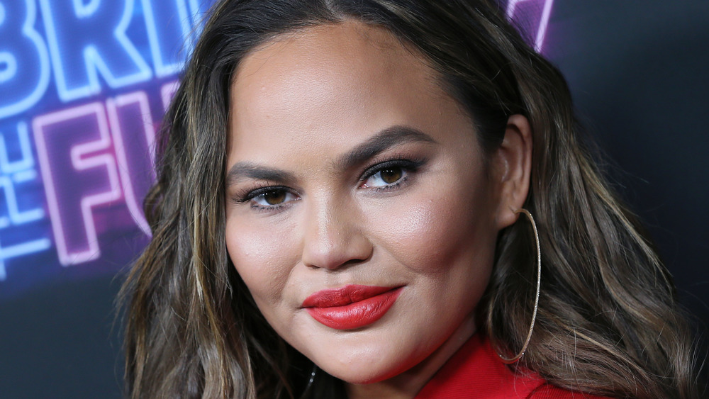 Chrissy Teigen smiling