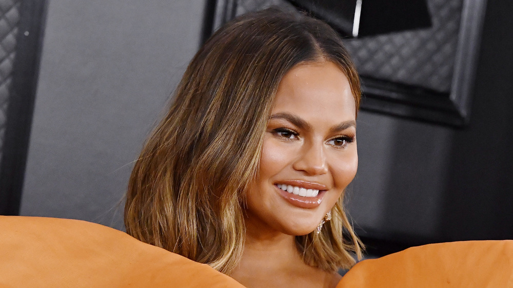 Chrissy Teigen smiling