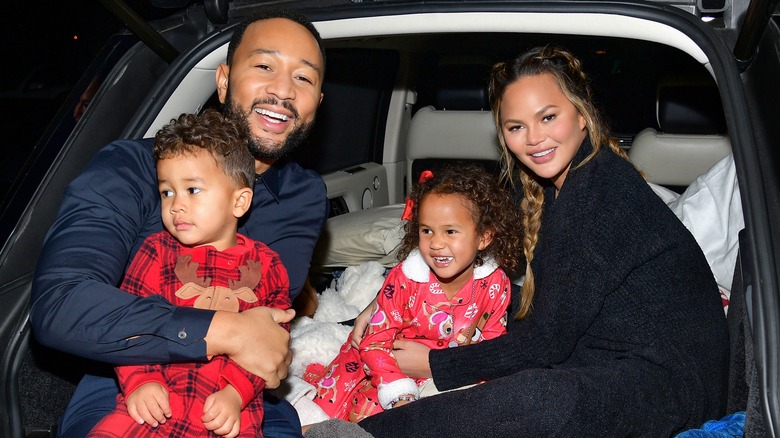 John Legend and family