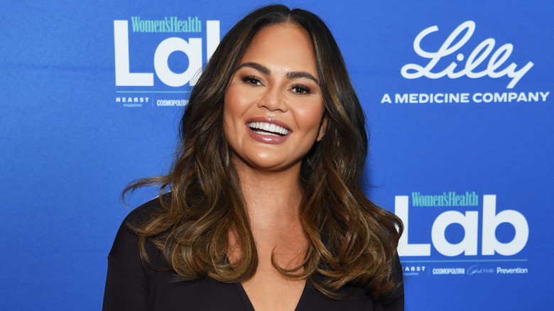 Chrissy Teigen smiling