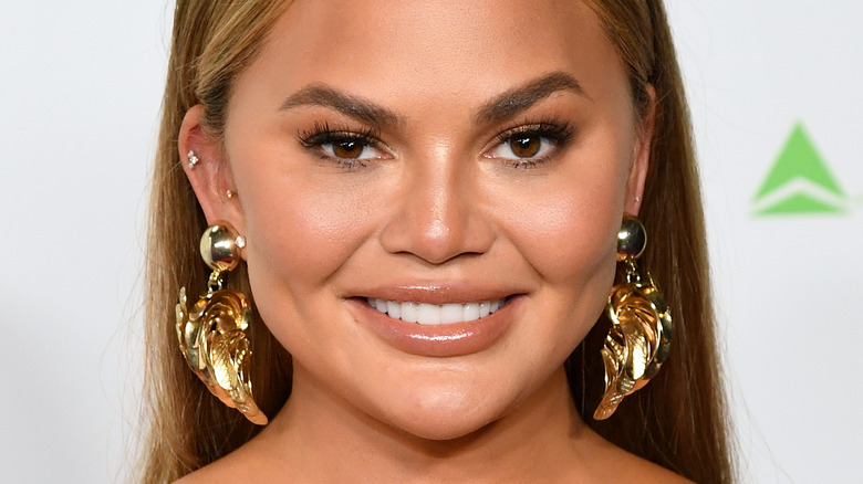 Chrissy Teigen smiling