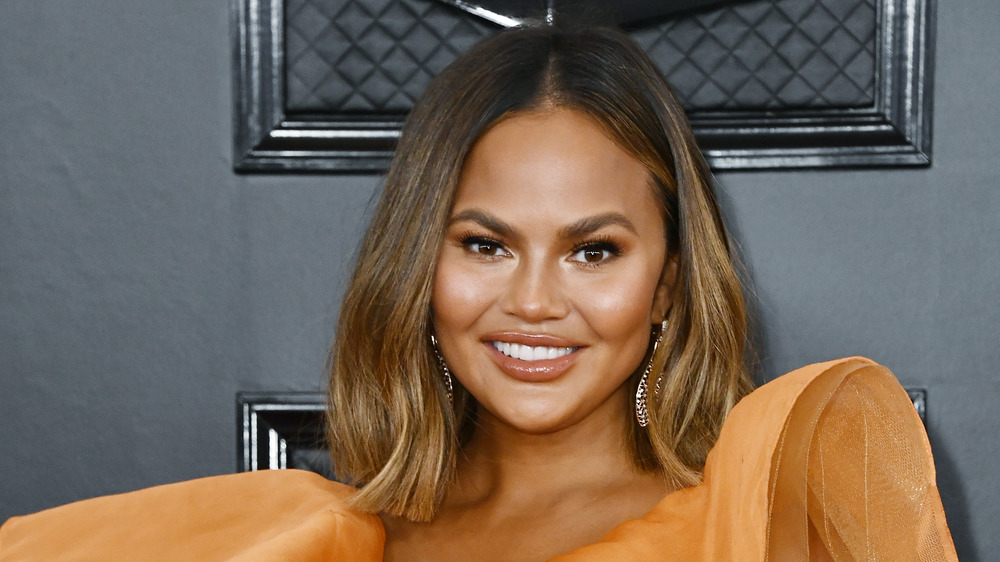 Chrissy Teigen smiling