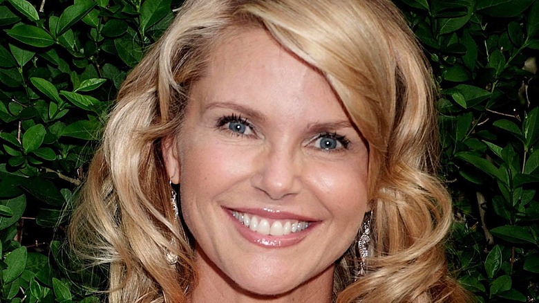 Christie Brinkley smiles at an event
