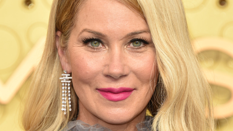 Christina Applegate attending Emmy Awards