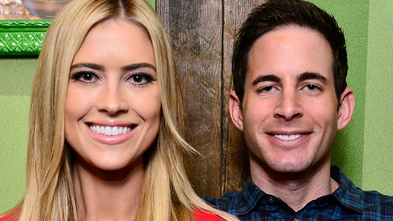 Christina Hall and Tarek El Moussa smiling