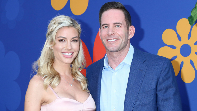 Heather and Tarek El Moussa smiling
