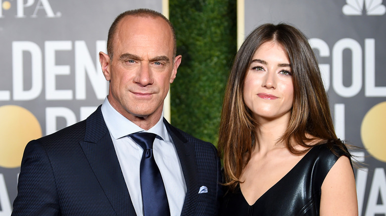 Chris and Sophia Meloni posing
