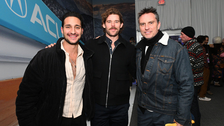 Benny Gonda, Christopher Schwarzenegger, and Carl Rumbaugh at the Chasing Summer Premiere Party