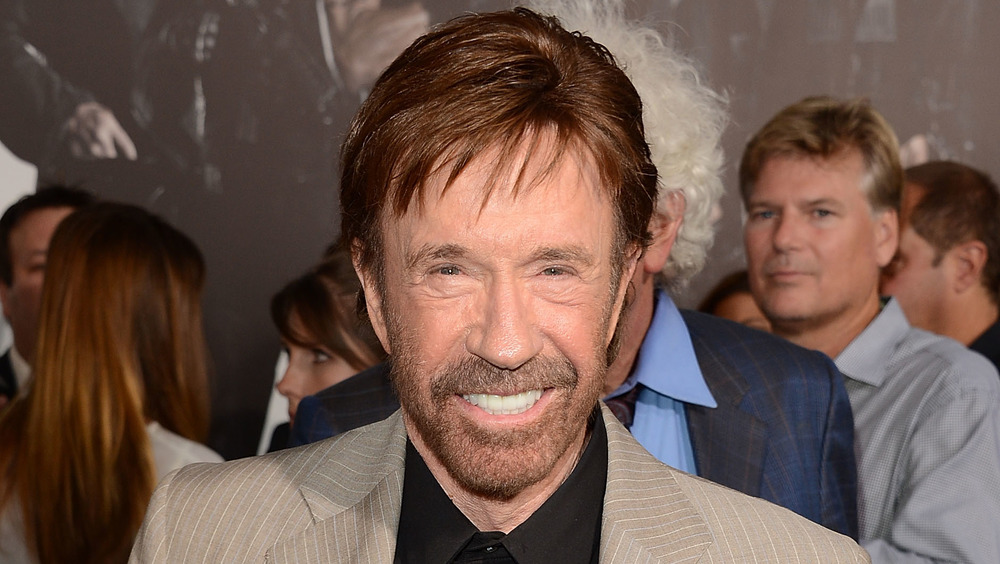 Chuck Norris smiling