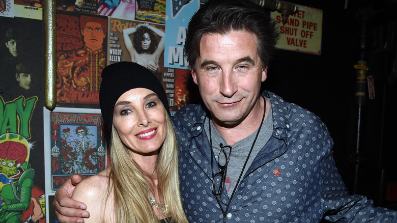 Chynna Phillips and Billy Baldwin smiling