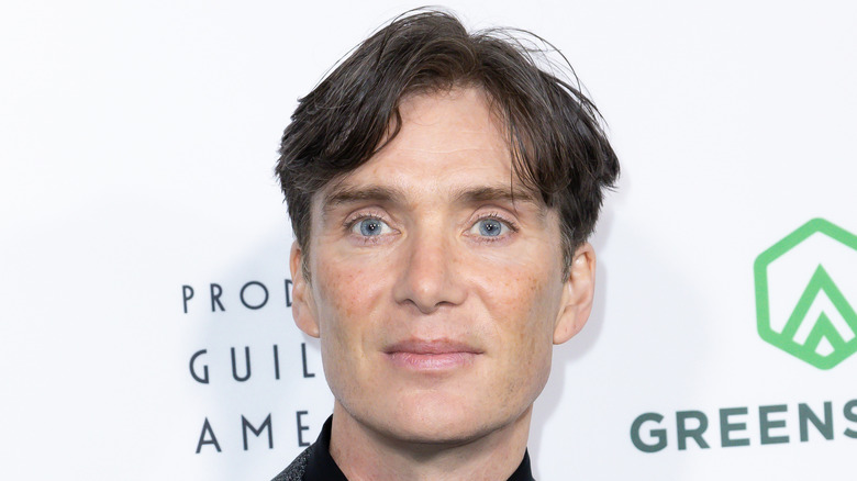 Cillian Murphy smiling in close-up