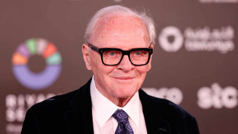 Anthony Hopkins smiling