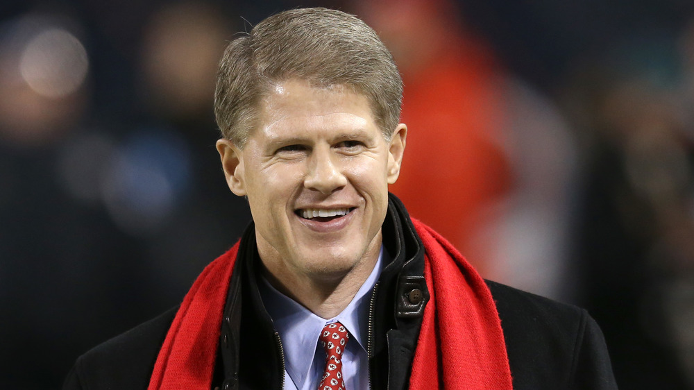 Clark Hunt smiling at a football game