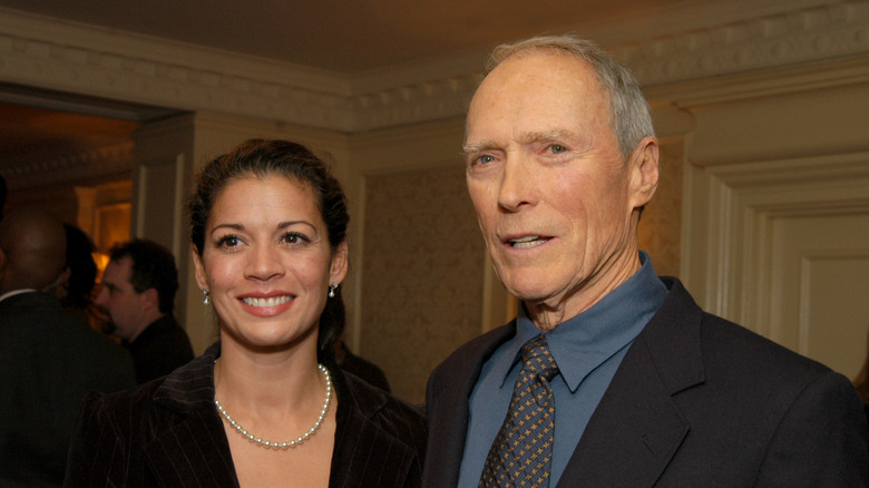 Dina Ruiz-Eastwood and Clint Eastwood at 70th Annual New York Film Critcs Circle Awards