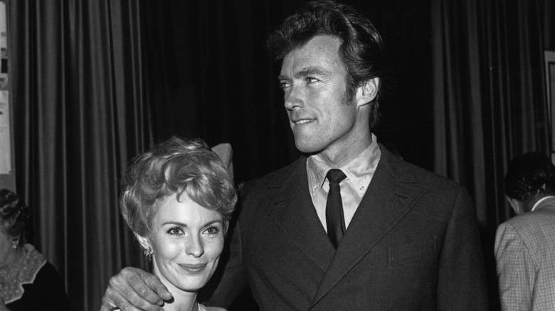 Jean Seberg and Clint Eastwood at cast party for Paint Your Wagon