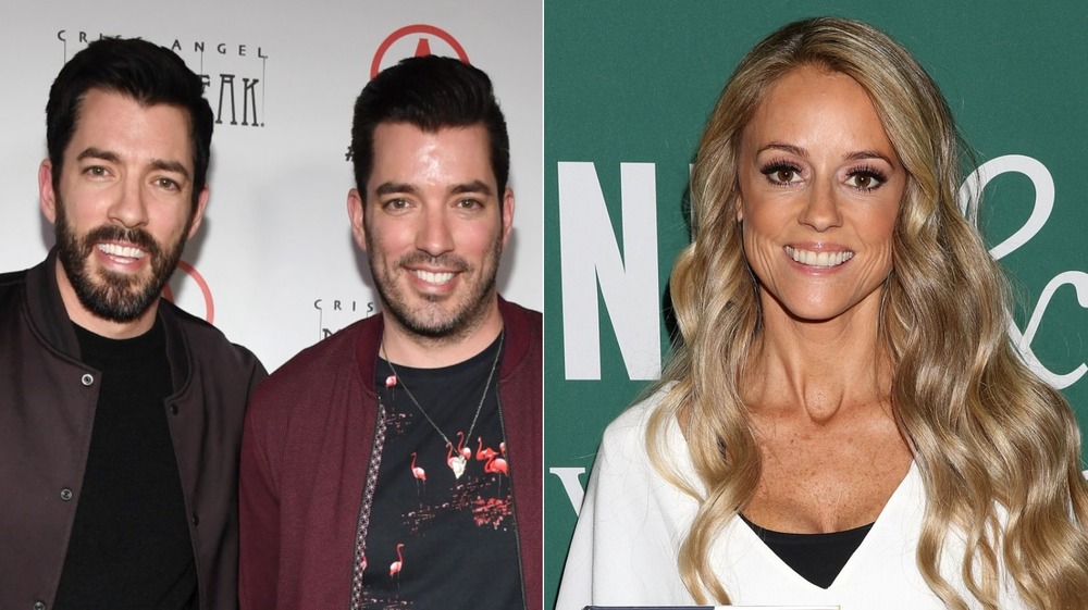 Property Brothers and Nicole Curtis posing