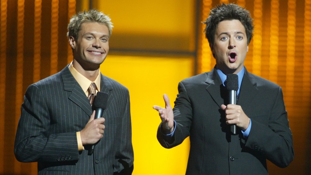 Ryan Seacrest and Brian Dunkleman co-hosting American Idol