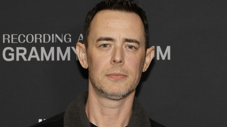 Colin Hanks looking serious