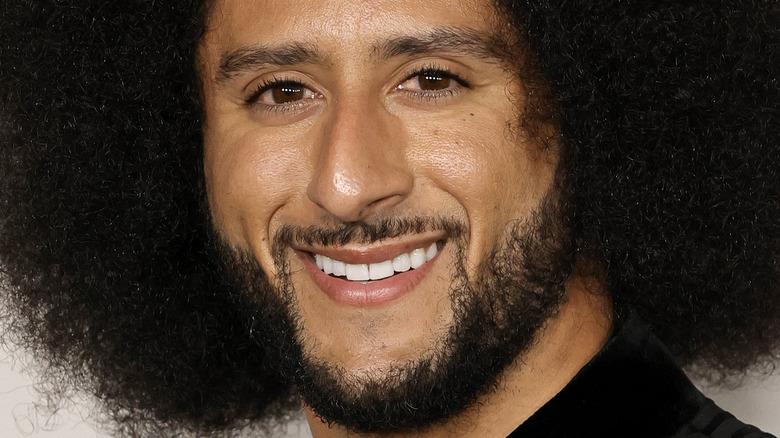 Colin Kaepernick smiling