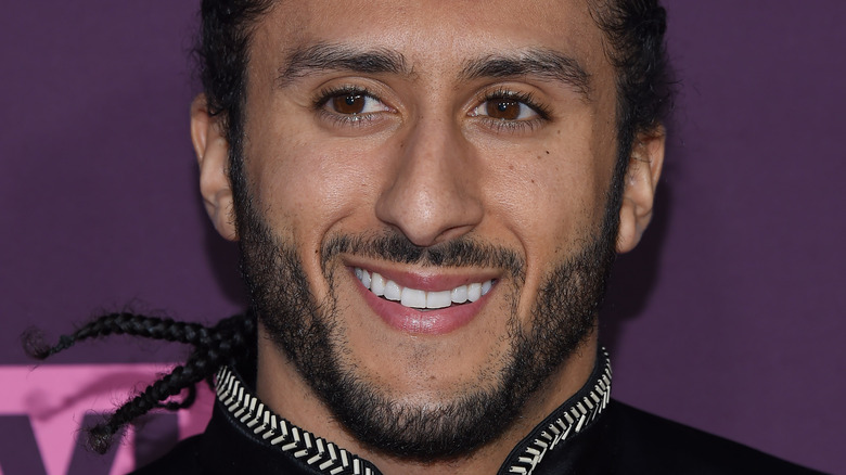 Colin Kaepernick smiling 2018