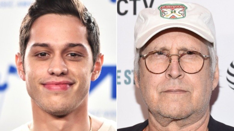 Pete Davidson and Chevy Chase