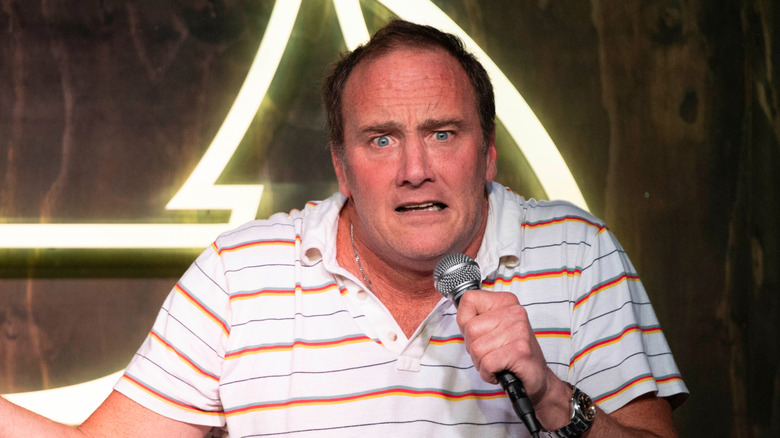 Comedian Jay Mohr during an act