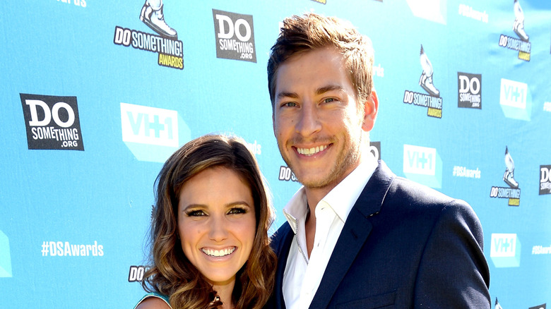 Sophia Bush and Dan Fredinburg smiling