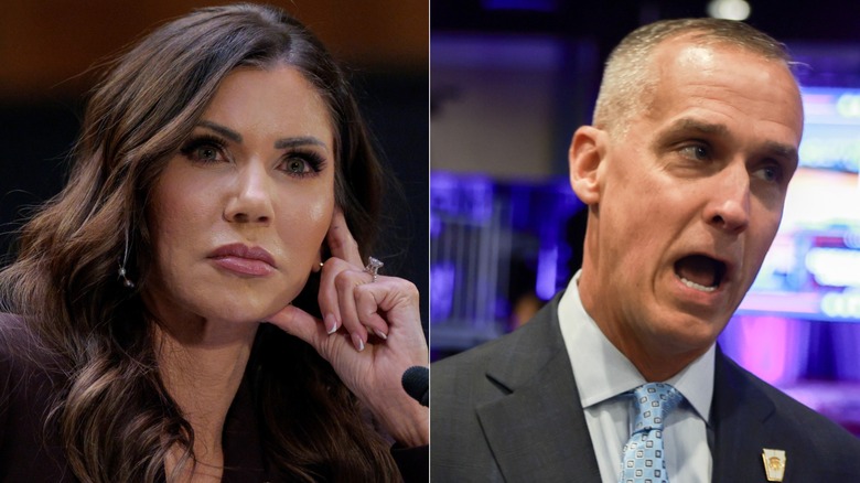 Kristi Noem and Corey Lewandowski