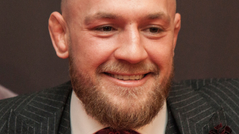 Conor McGregor smiling