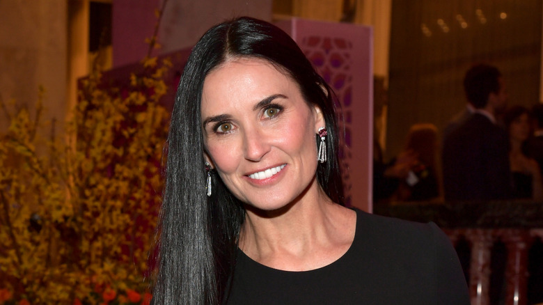 Demi Moore smiling