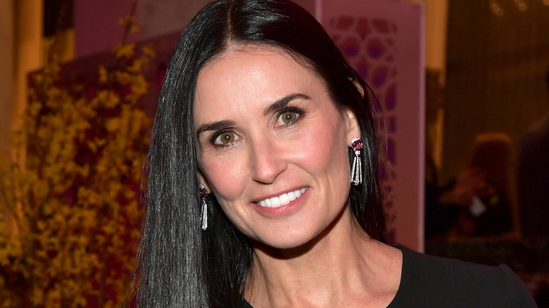 Demi Moore smiling