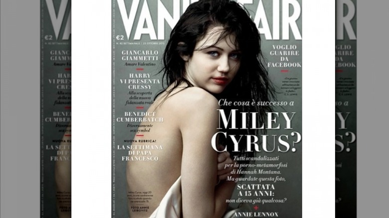 Miley Cyrus posing