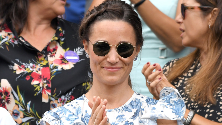 Pippa Middleton smirking