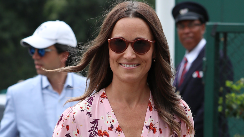 Pippa Middleton, smiling
