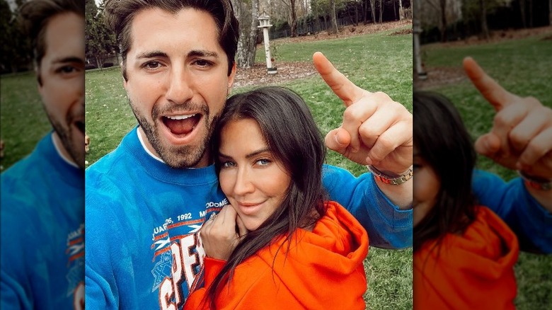 Jason Tartick and Kaitlyn Bristowe smiling