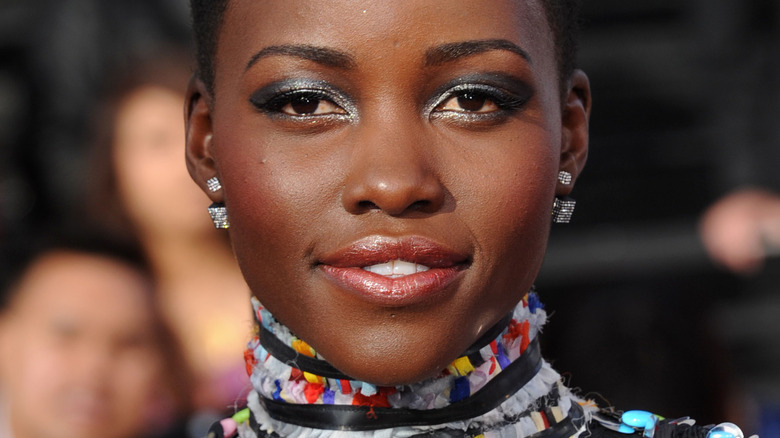 Lupita Nyong'o smiling