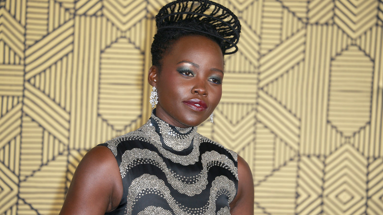 Lupita Nyong'o on a 2022 red carpet