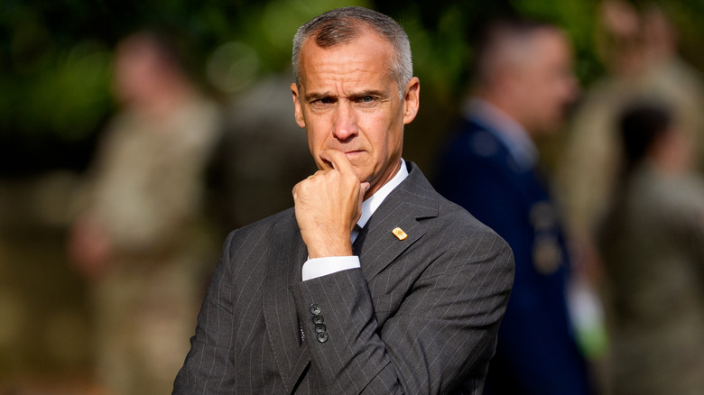 Corey Lewandowski pictured at the 9/11 commemoration.